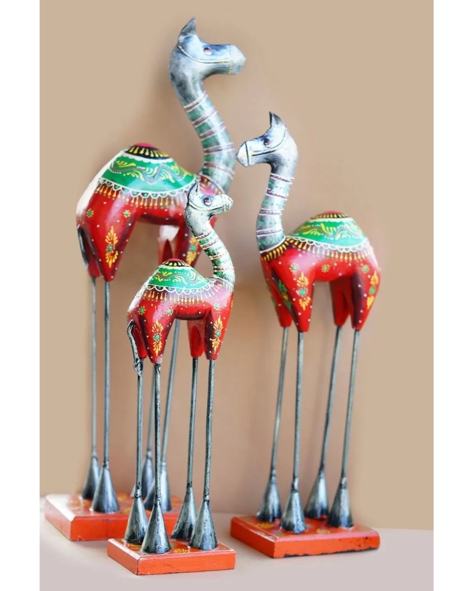 1 Metal Camel Decorative Showpiece – 14 inch - Image 1