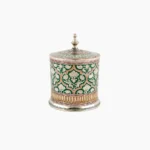 Handcrafted Brass Jar With Lid